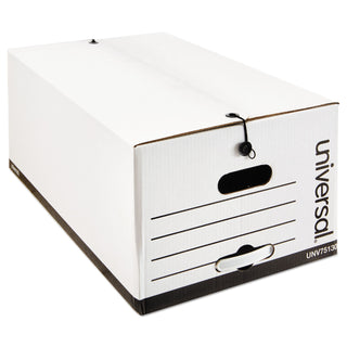 Economical Easy Assembly Storage Files, Legal Files, White, 12/Carton - 