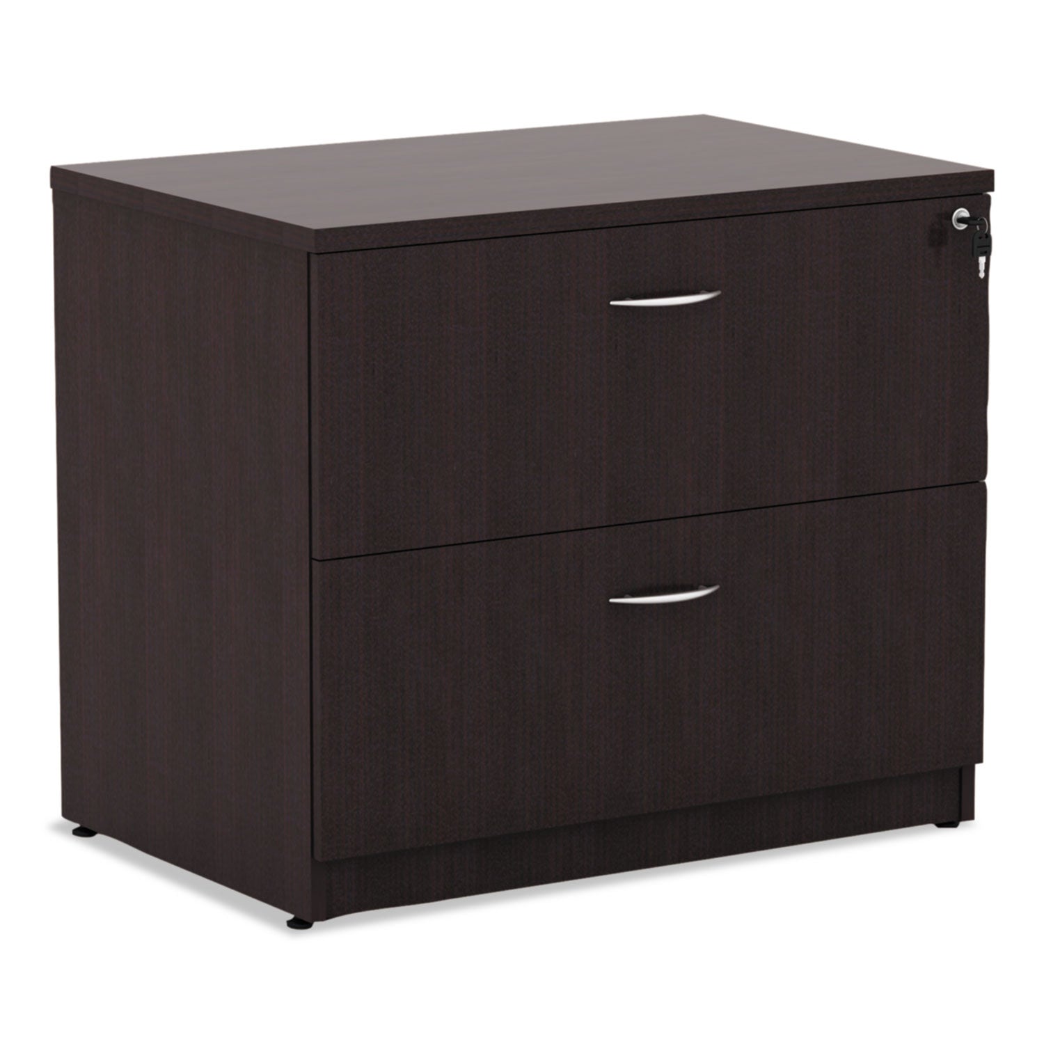 Alera Valencia Series Lateral File, 2 Legal/Letter-Size File Drawers, Espresso, 34" x 22.75" x 29.5