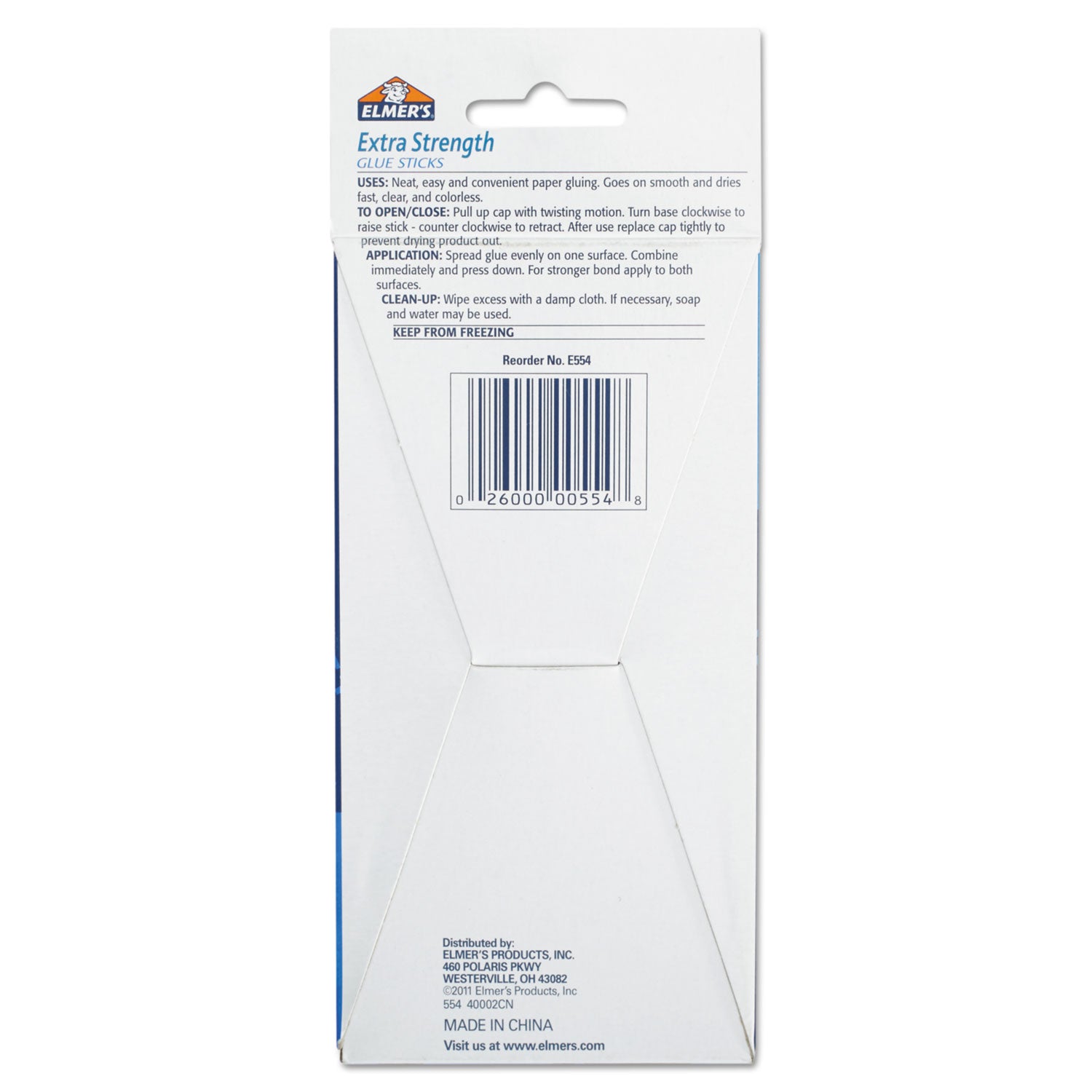 Extra-Strength Office Glue Stick, 0.28 oz, Dries Clear, 24/Pack - 