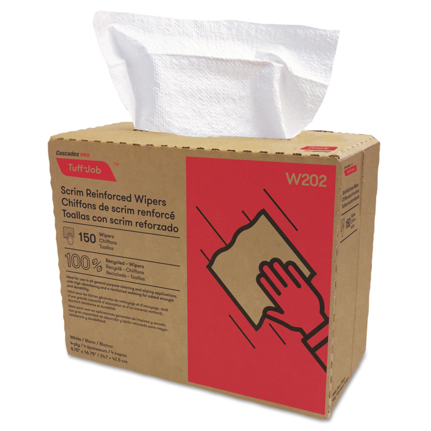 tuff-job-scrim-reinforced-wipers-4-ply-975-x-1675-white-150-box-6-box-carton_csdw202 - 1