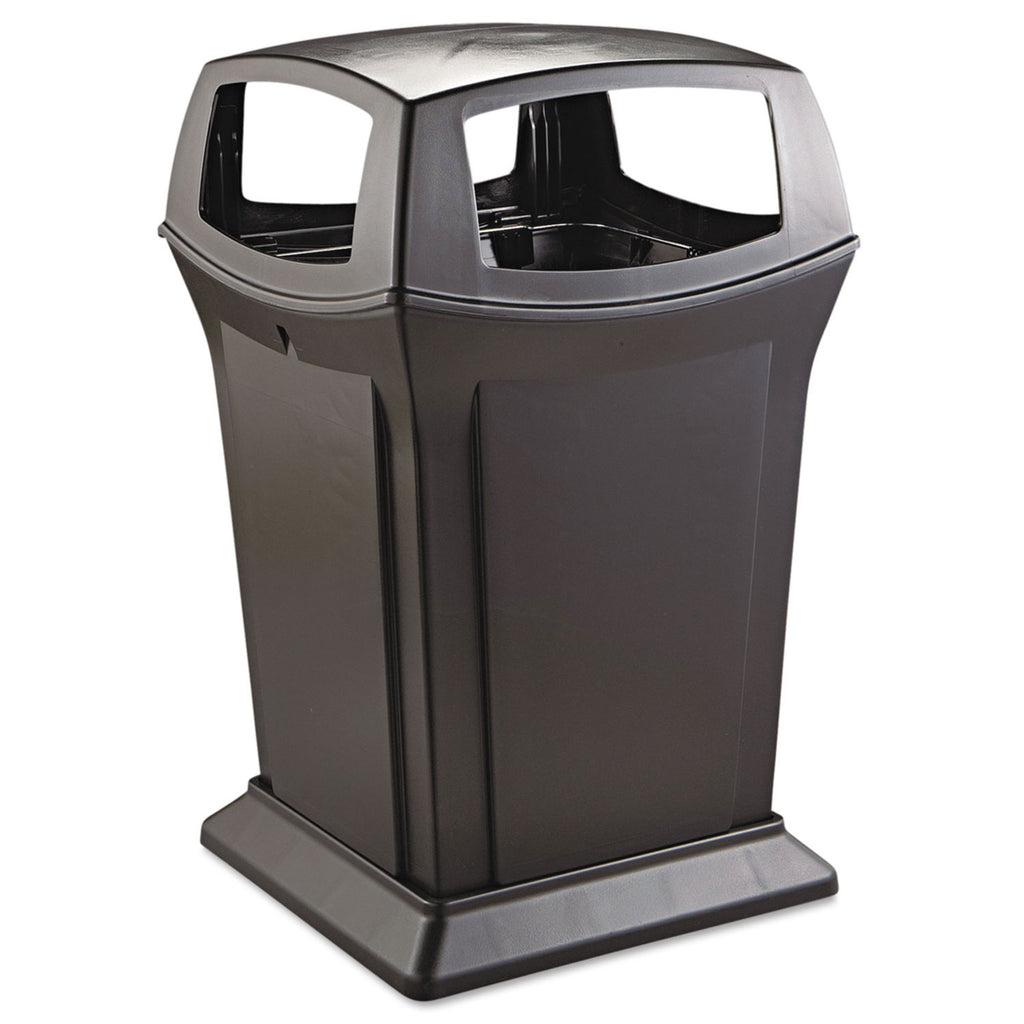 Ranger Fire-Safe Container, Square, Structural Foam, 45gal, Black