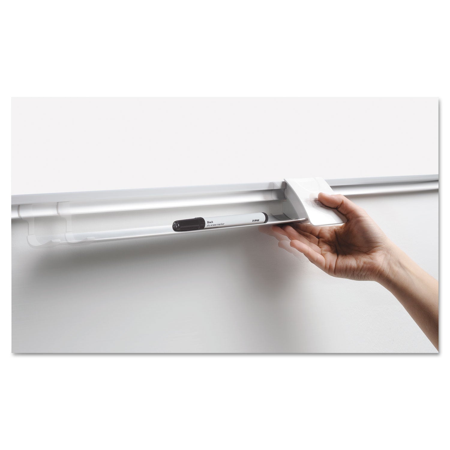 Ruled Magnetic Steel Dry Erase Planning Board, 72 x 48, White Surface, Silver Aluminum Frame - 