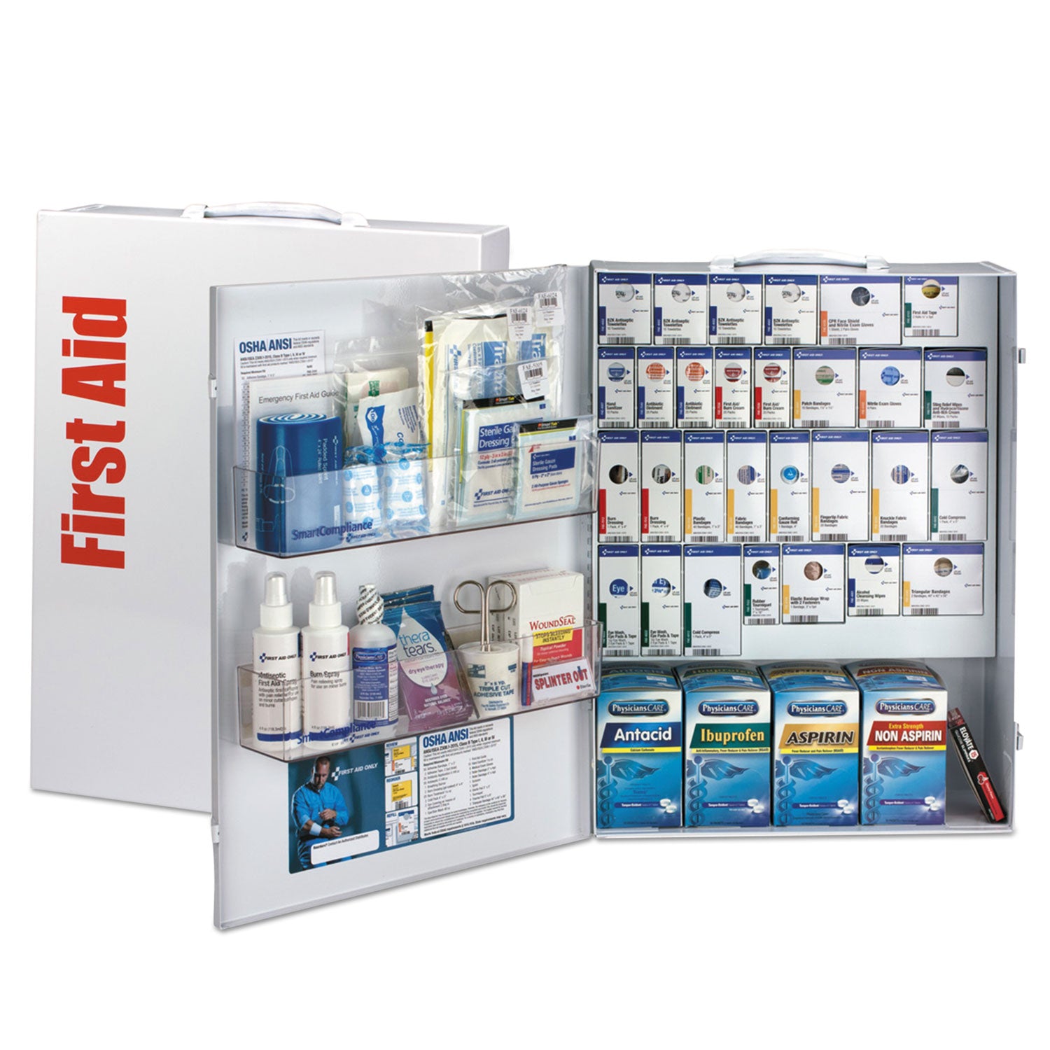 ansi-2015-smartcompliance-general-business-first-aid-kit-for-150-people-925-pieces-metal-case_fao90732021 - 1