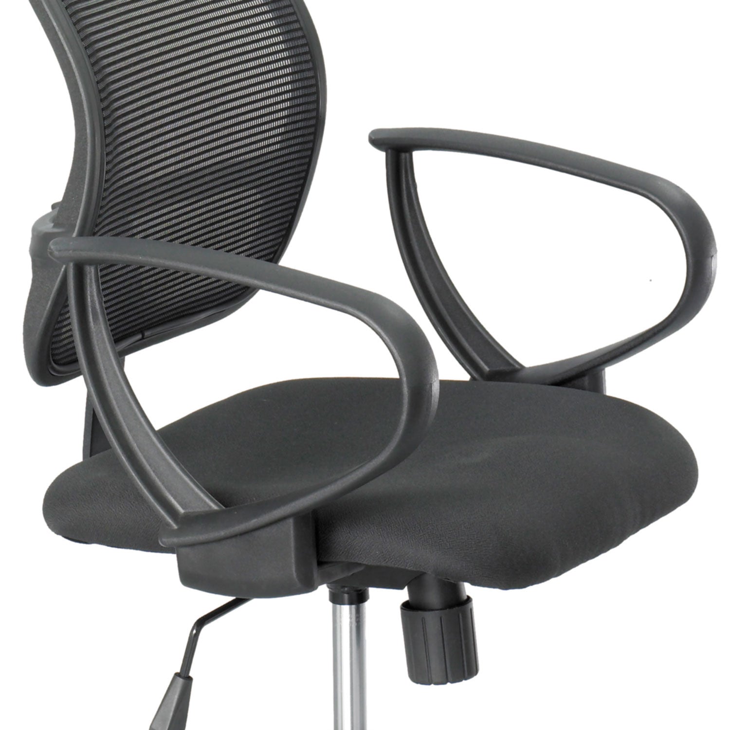 Optional Loop Arm Kit for Mesh Extended Height Chairs for Safco Vue Mesh Extended-Height Chairs, Black, 2/Set - 