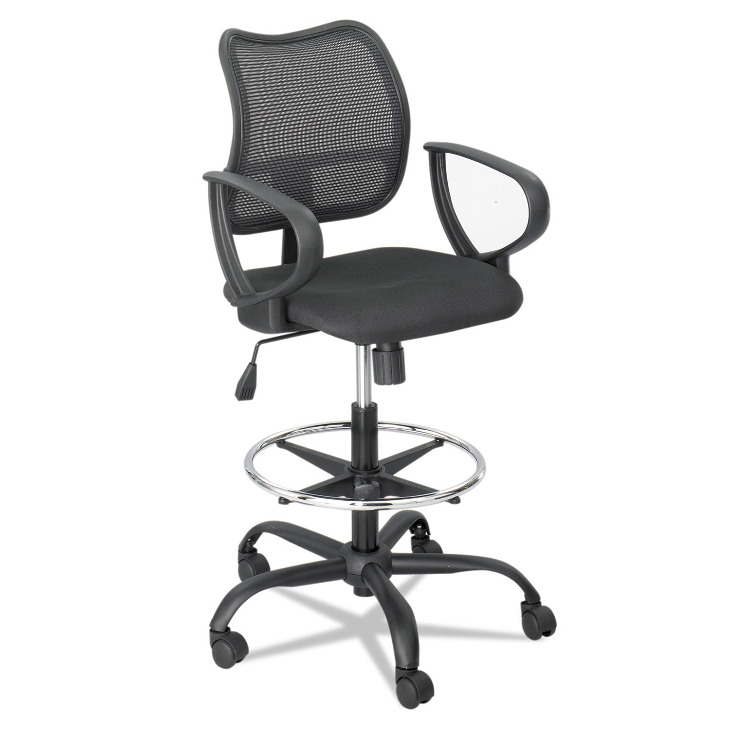 Optional Loop Arm Kit for Mesh Extended Height Chairs for Safco Vue Mesh Extended-Height Chairs, Black, 2/Set - 