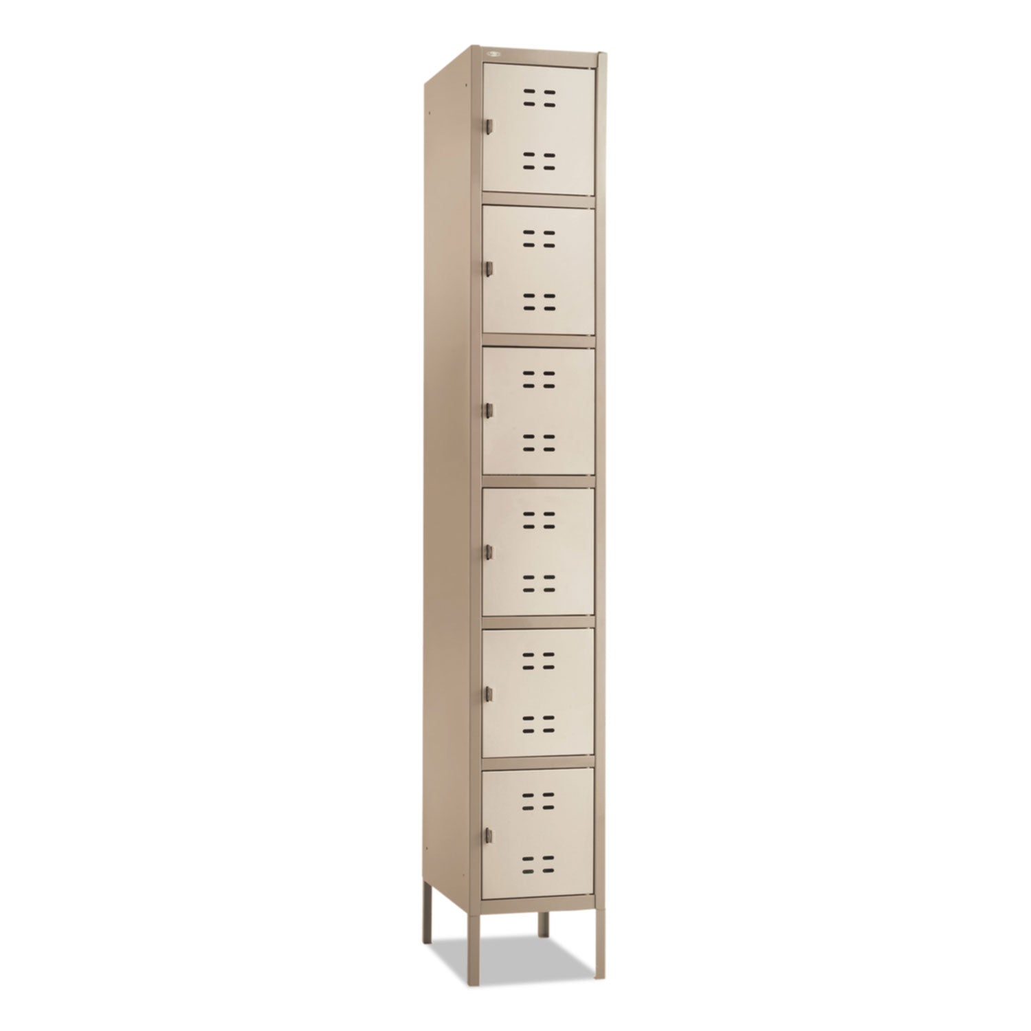 Box Locker, 12w x 18d x 78h, Two-Tone Tan - 