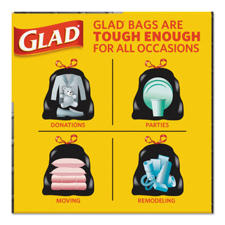 drawstring-large-trash-bags-30-gal-105-mil-30-x-33-black-15-bags-box-6-boxes-carton_clo78966 - 2