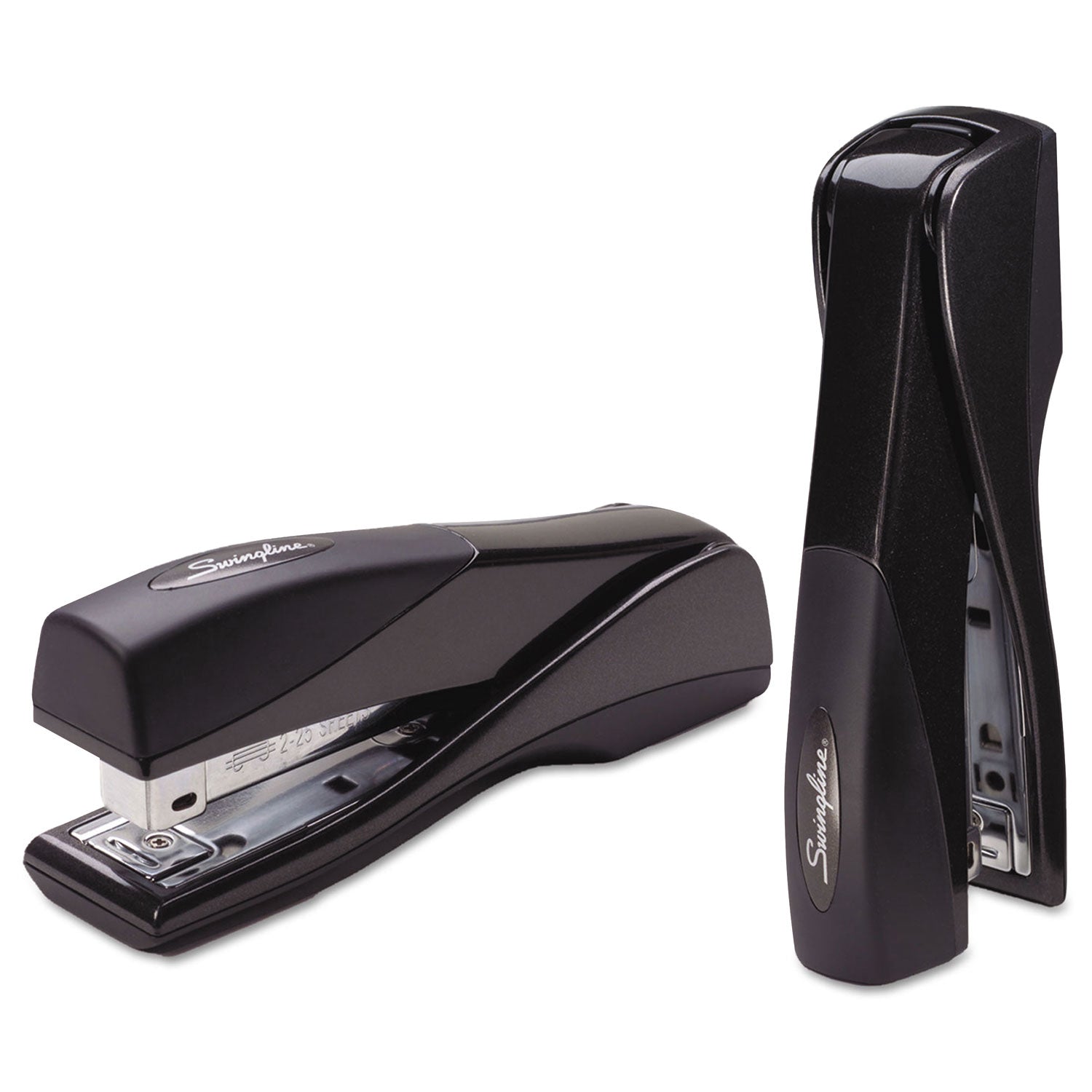 Optima Grip Full Strip Stapler, 25-Sheet Capacity, Graphite Black - 