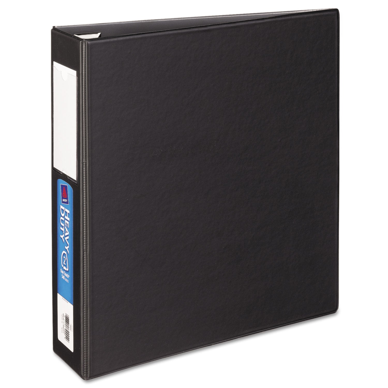 Heavy-Duty Non-View Binder with DuraHinge and One Touch EZD Rings, 3 Rings, 2" Capacity, 11 x 8.5, Black - 