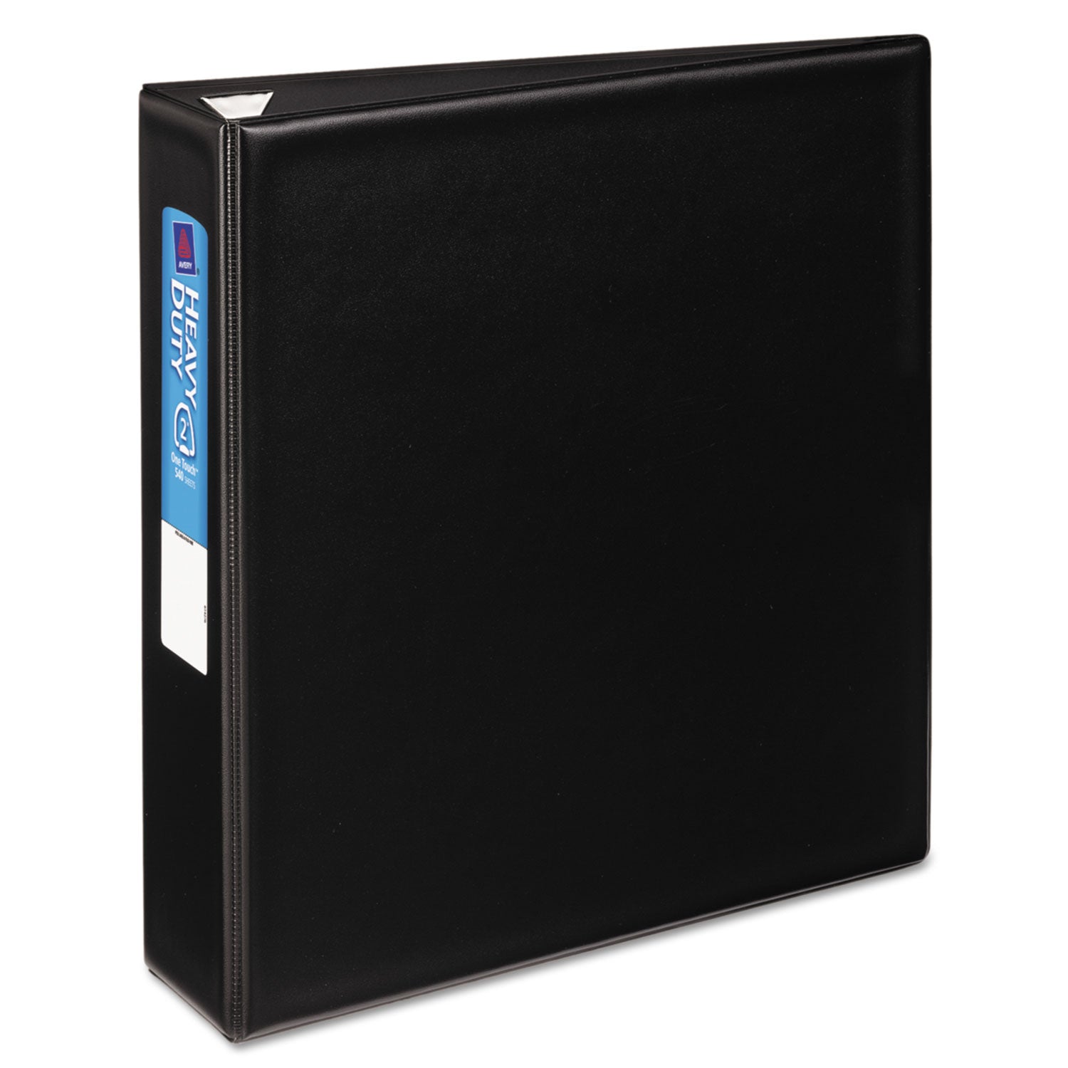 Heavy-Duty Non-View Binder with DuraHinge and One Touch EZD Rings, 3 Rings, 2" Capacity, 11 x 8.5, Black - 