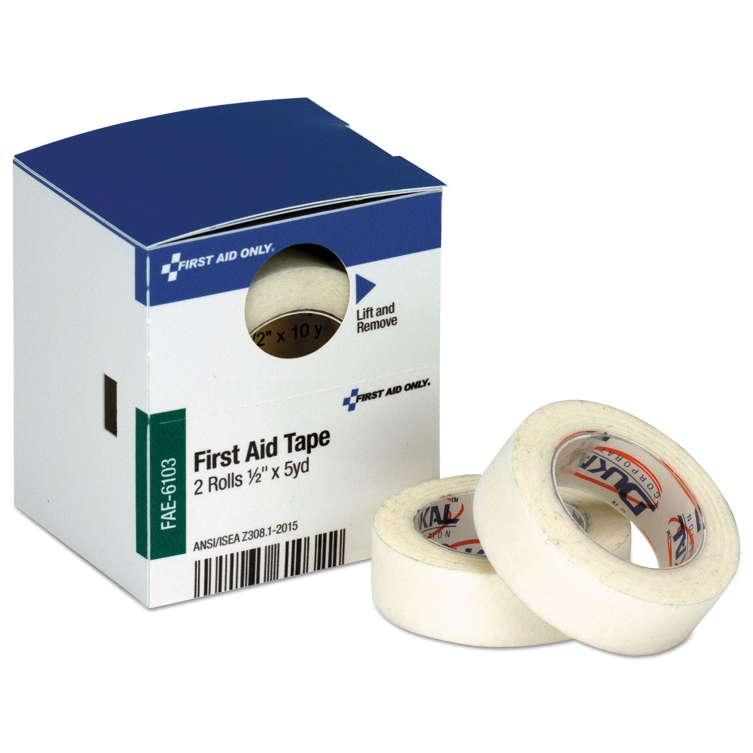 refill-for-smartcompliance-general-business-cabinet-first-aid-tape-1-2-x-5-yd-2-roll-box_faofae6103 - 1