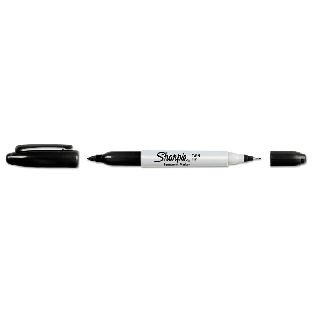 twin-tip-permanent-marker-extra-fine-fine-bullet-tips-black-dozen_san32001b - 6