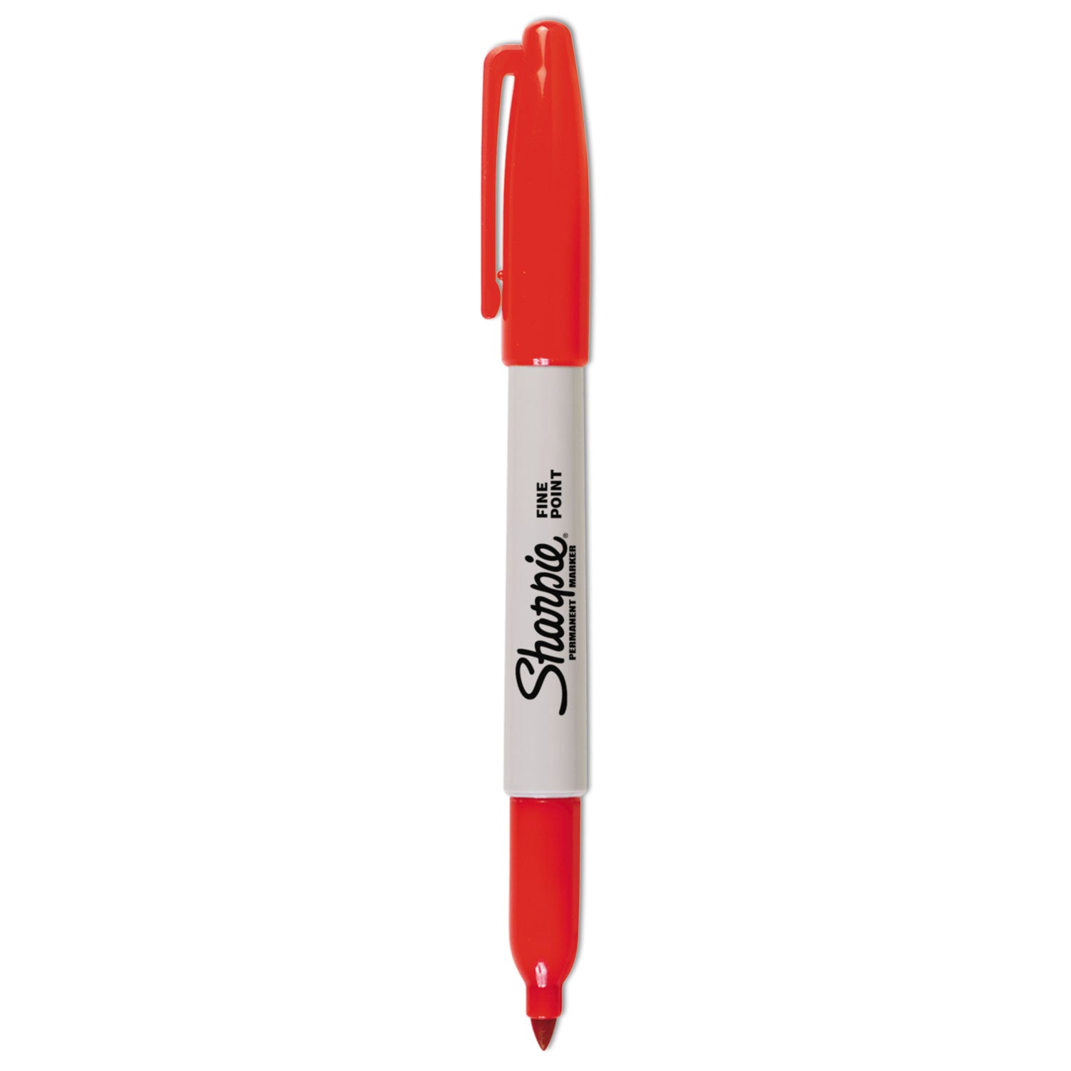 fine-tip-permanent-marker-fine-bullet-tip-red-dozen_san30002b - 2