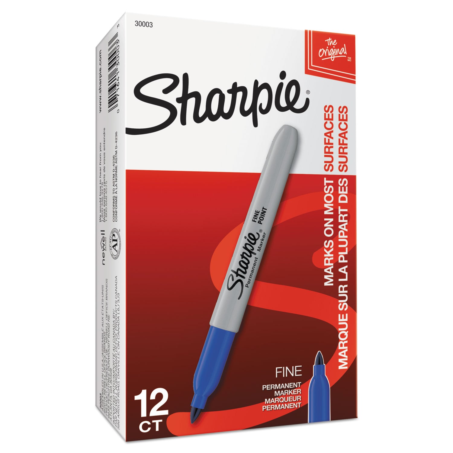 fine-tip-permanent-marker-fine-bullet-tip-blue-dozen_san30003b - 6