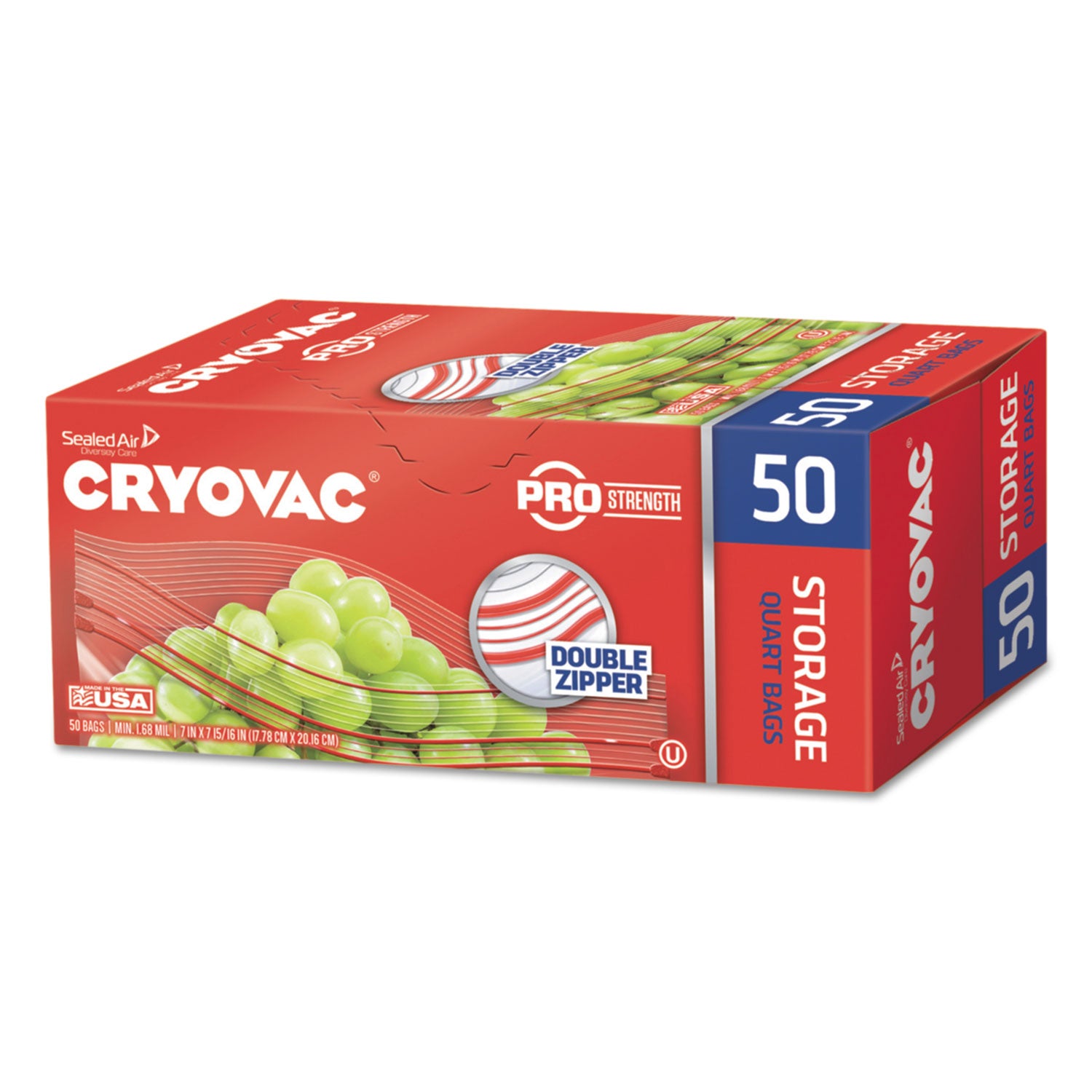 cryovac-one-quart-storage-bag-dual-zipper-1-qt-168-mil-7-x-794-clear-450-carton_dvo100946911 - 1