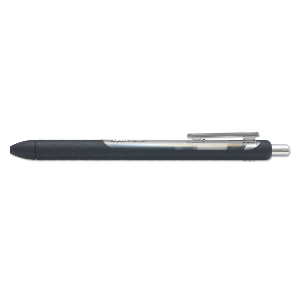InkJoy Gel Pen, Retractable, Medium 0.7 mm, Black Ink, Black/Smoke Barrel, 36/Pack