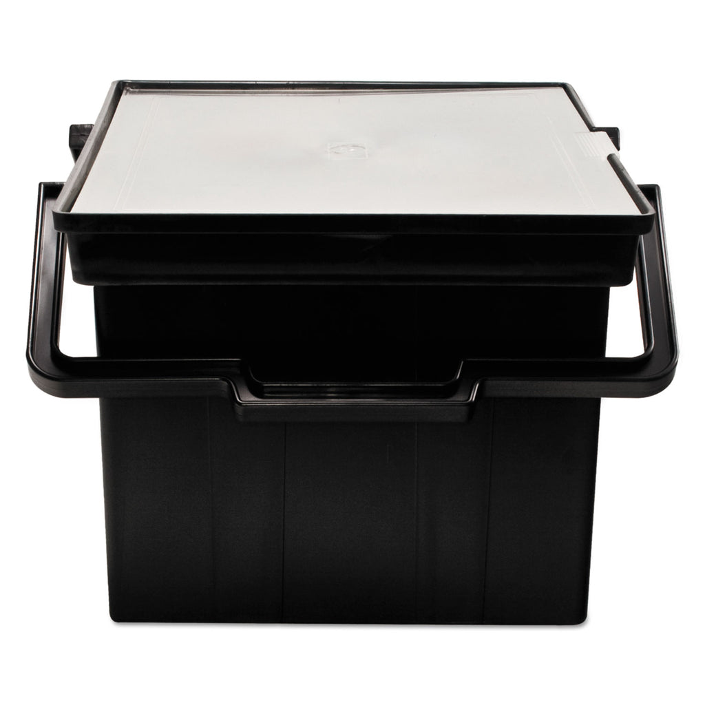 Companion Portable File, Letter/Legal Files, 17" x 14" x 11", Black - 