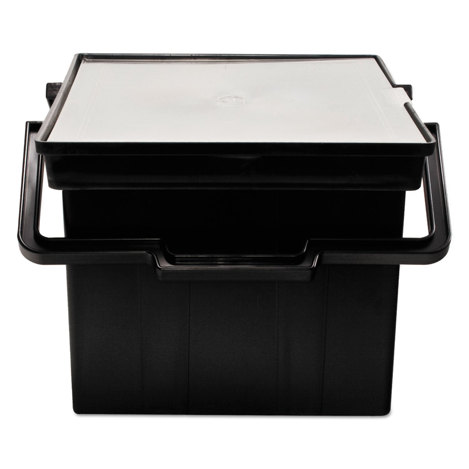 Companion Portable File, Letter/Legal Files, 17" x 14" x 11", Black - 