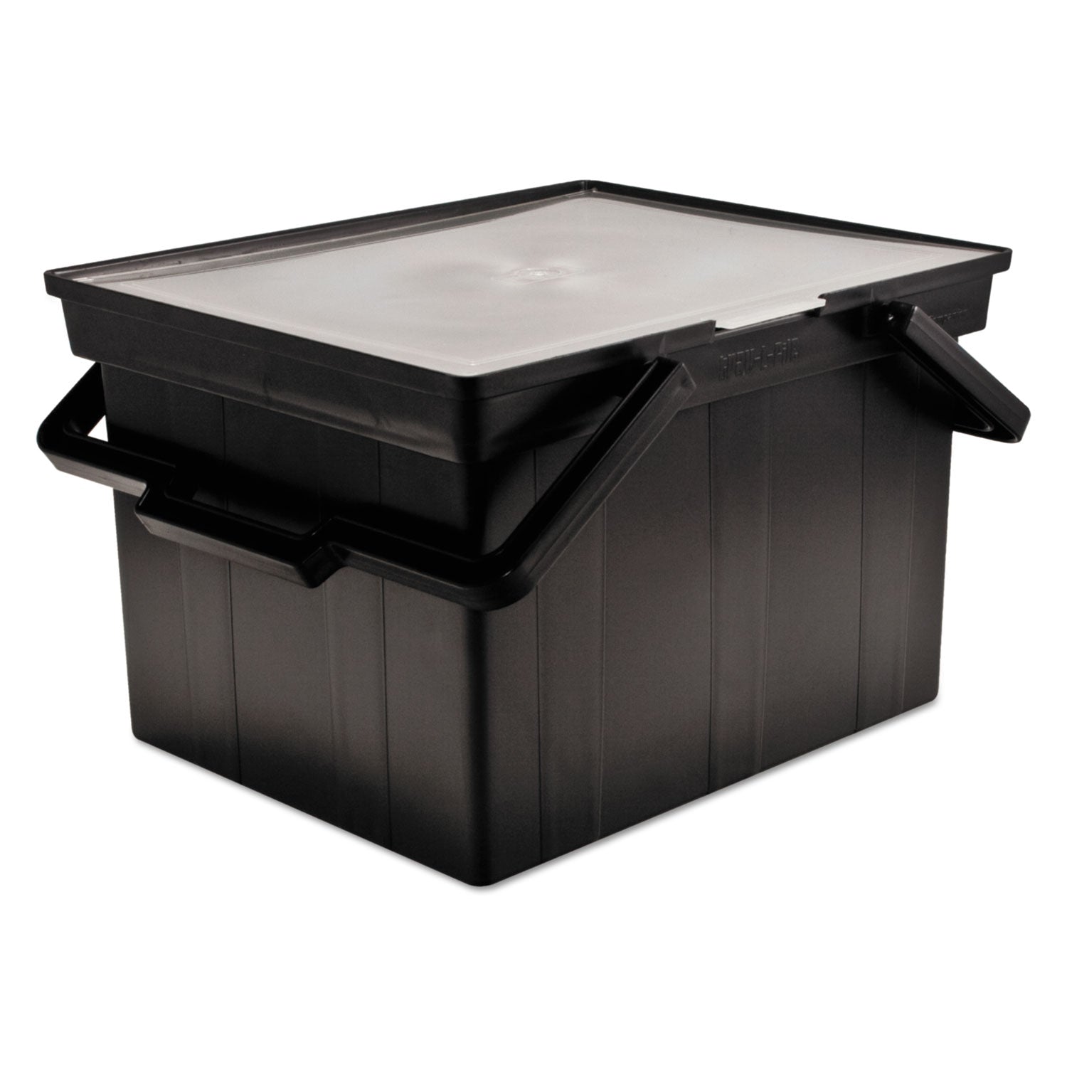 Companion Portable File, Letter/Legal Files, 17" x 14" x 11", Black - 
