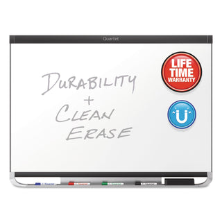 Prestige 2 DuraMax Magnetic Porcelain, 96 x 48, White Surface, Graphite Fiberboard/Plastic Frame - 
