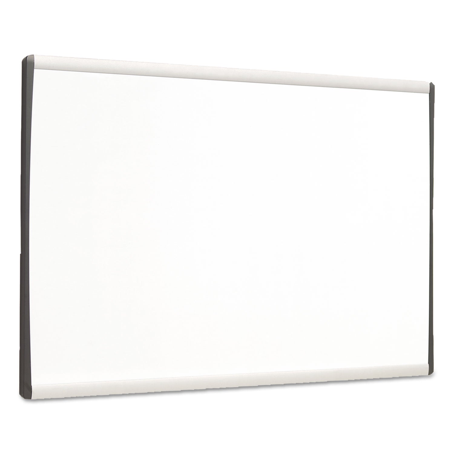 ARC Frame Cubicle Dry Erase Board, 24 x 14, White Surface, Silver Aluminum Frame - 