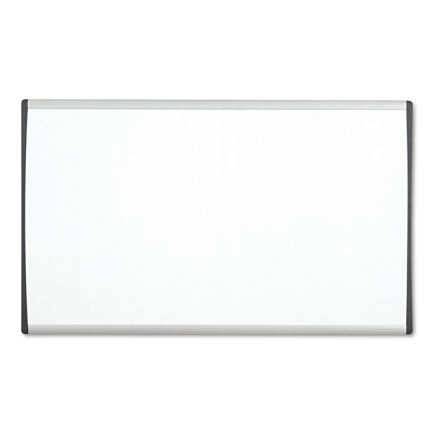 ARC Frame Cubicle Dry Erase Board, 24 x 14, White Surface, Silver Aluminum Frame - 