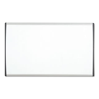 ARC Frame Cubicle Dry Erase Board, 24 x 14, White Surface, Silver Aluminum Frame - 