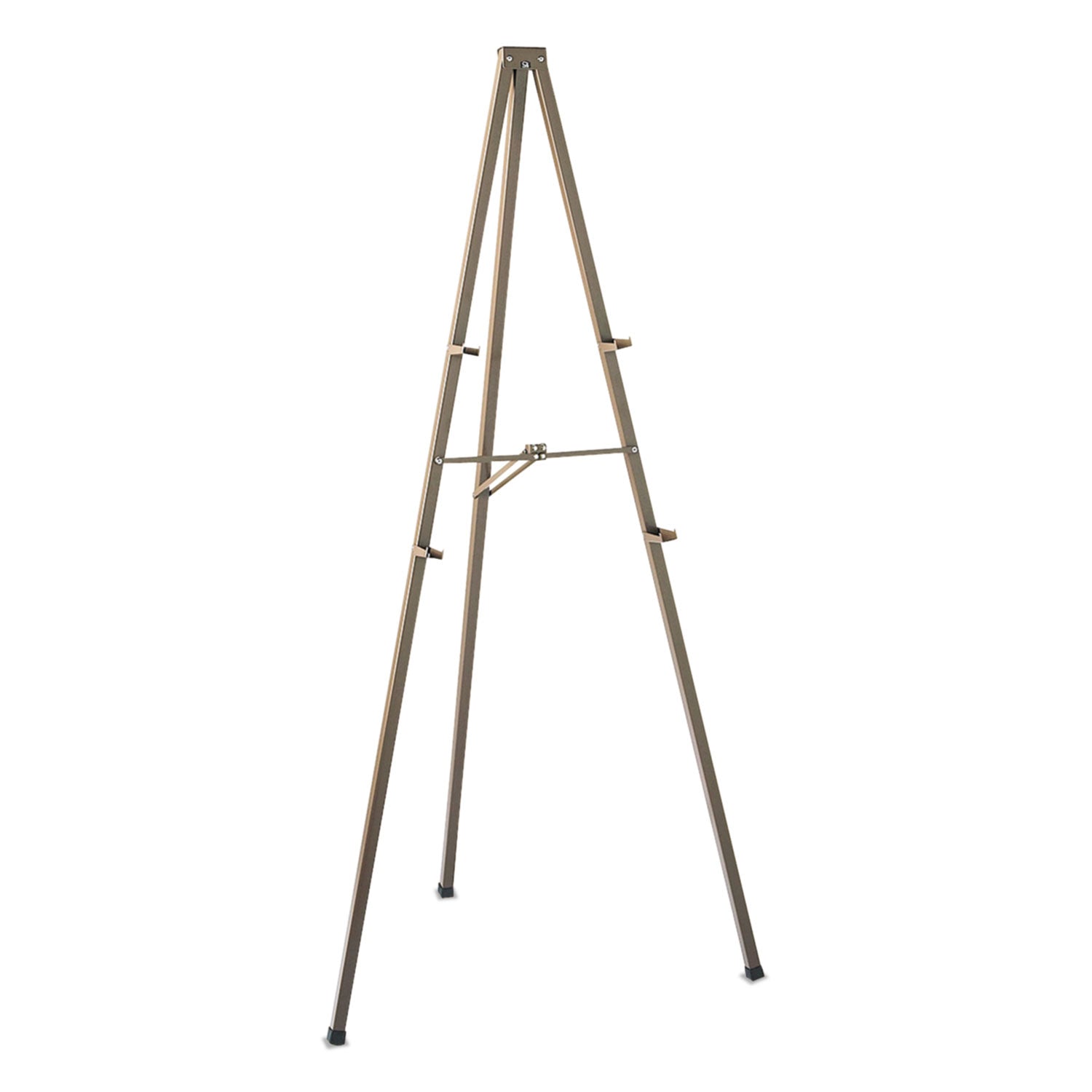 Quartet Steel Tripod Display Easel - 72" Height x 1" Width x 4" Depth - Floor - Steel - Bronze - 2