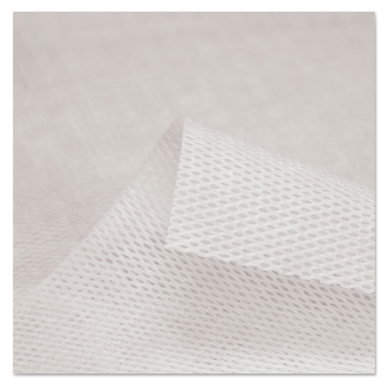 Masslinn Shop Towels, 1-Ply, 12 x 17, Unscented, White, 100/Pack, 12 Packs/Carton