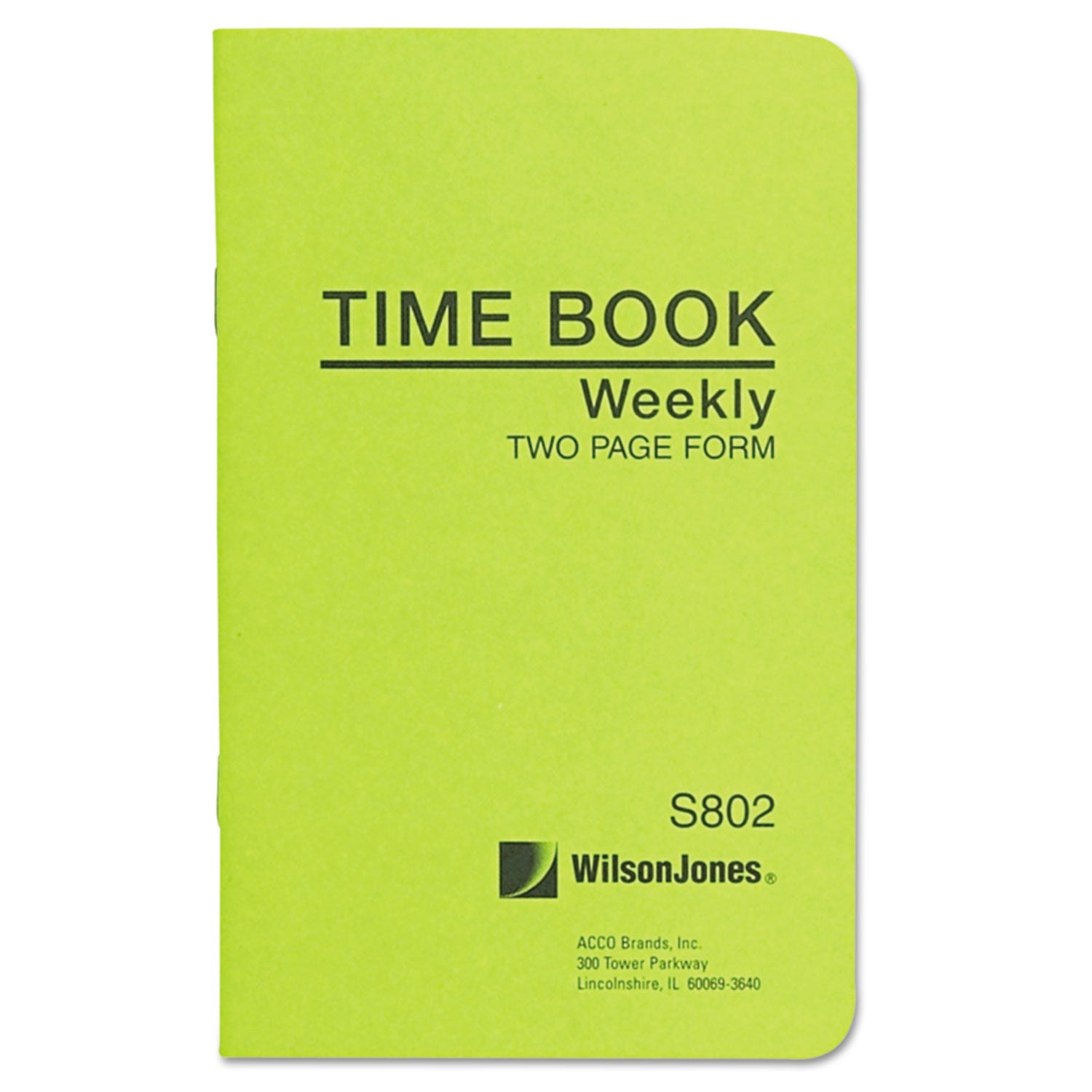 Foreman's Time Book, One-Part (No Copies), 13.5 x 4.13, 36 Forms Total - 