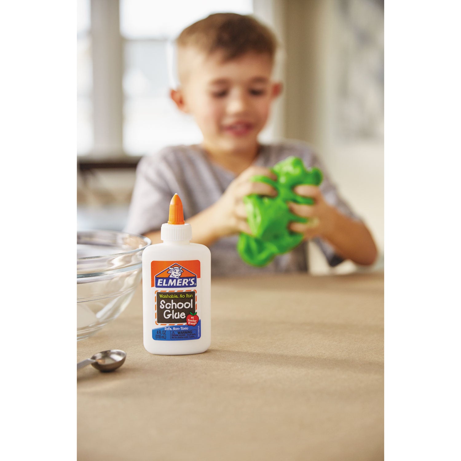 Washable School Glue, 4 oz, Dries Clear - 