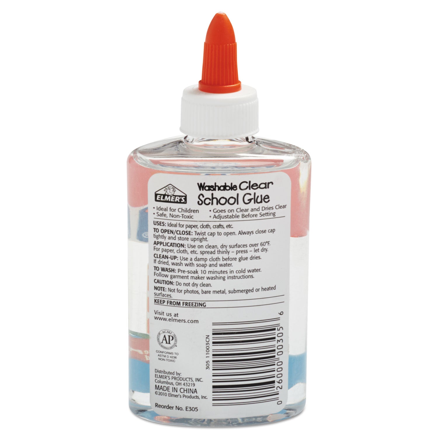 Washable School Glue, 5 oz, Dries Clear - 