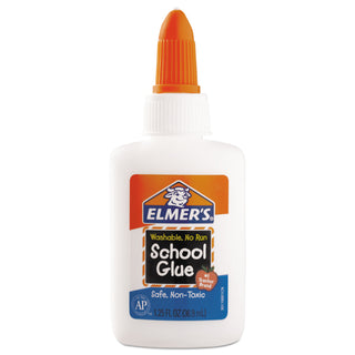 Washable School Glue, 1.25 oz, Dries Clear - 