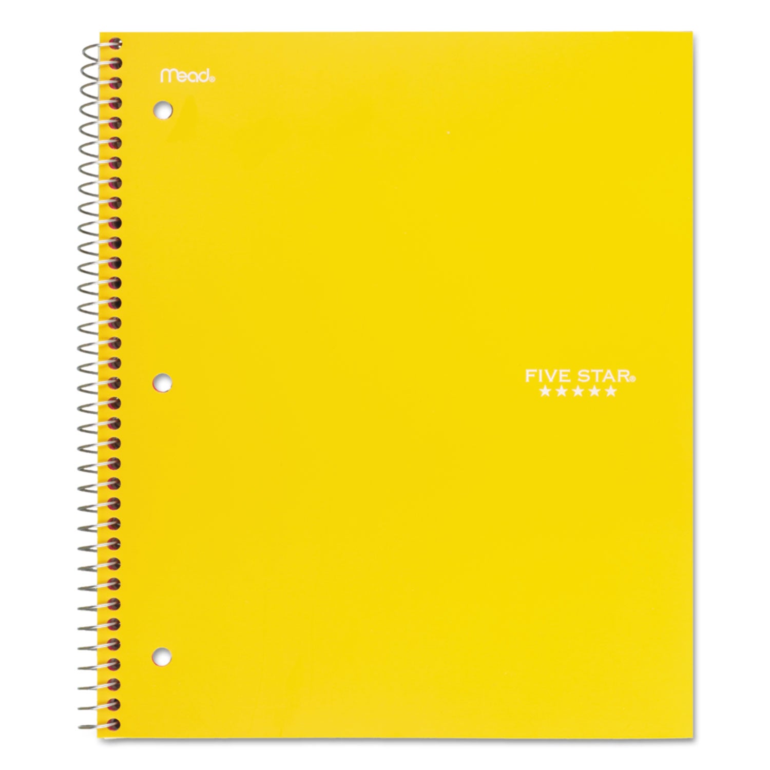 Trend Wirebound Notebook, Two Pockets, 3-Subject, Medium/College Rule, Randomly Assorted Cover Color, (150) 11 x 8.5 Sheets - 