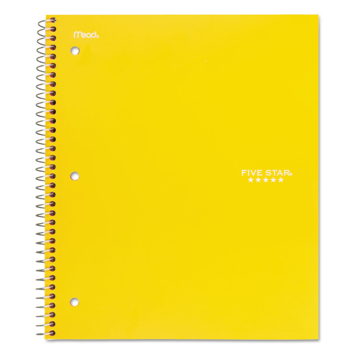Trend Wirebound Notebook, Two Pockets, 3-Subject, Medium/College Rule, Randomly Assorted Cover Color, (150) 11 x 8.5 Sheets - 