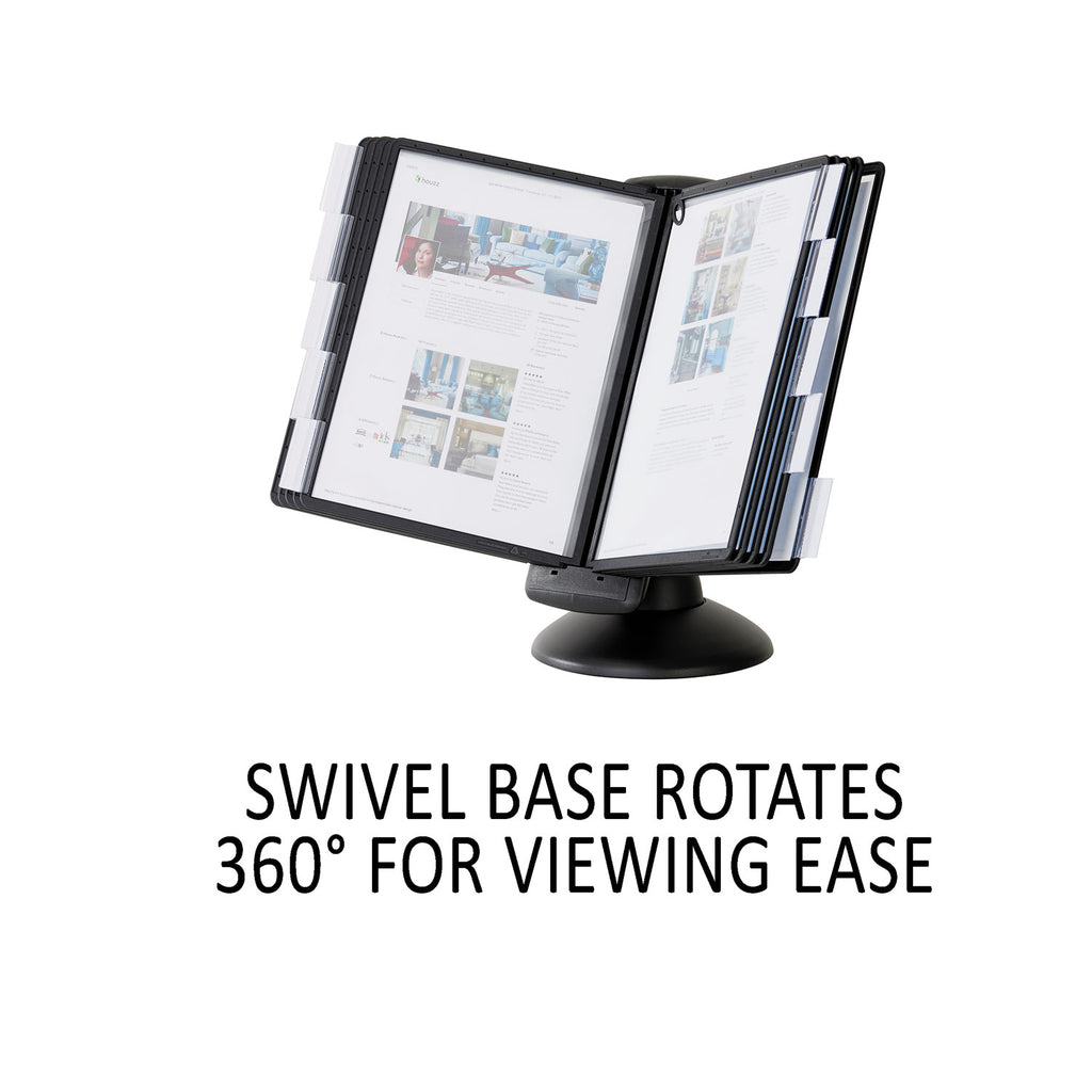 SHERPA Motion Desk Reference System, 10 Panels, Black Borders - 