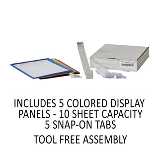 VARIO Wall Reference System, 5 Panels, Letter, Asst. Borders and Panels - 