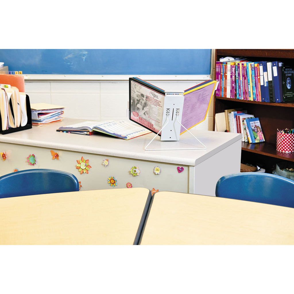 InstaView Expandable Desktop Reference System, 10 Panels, Assorted Borders - 