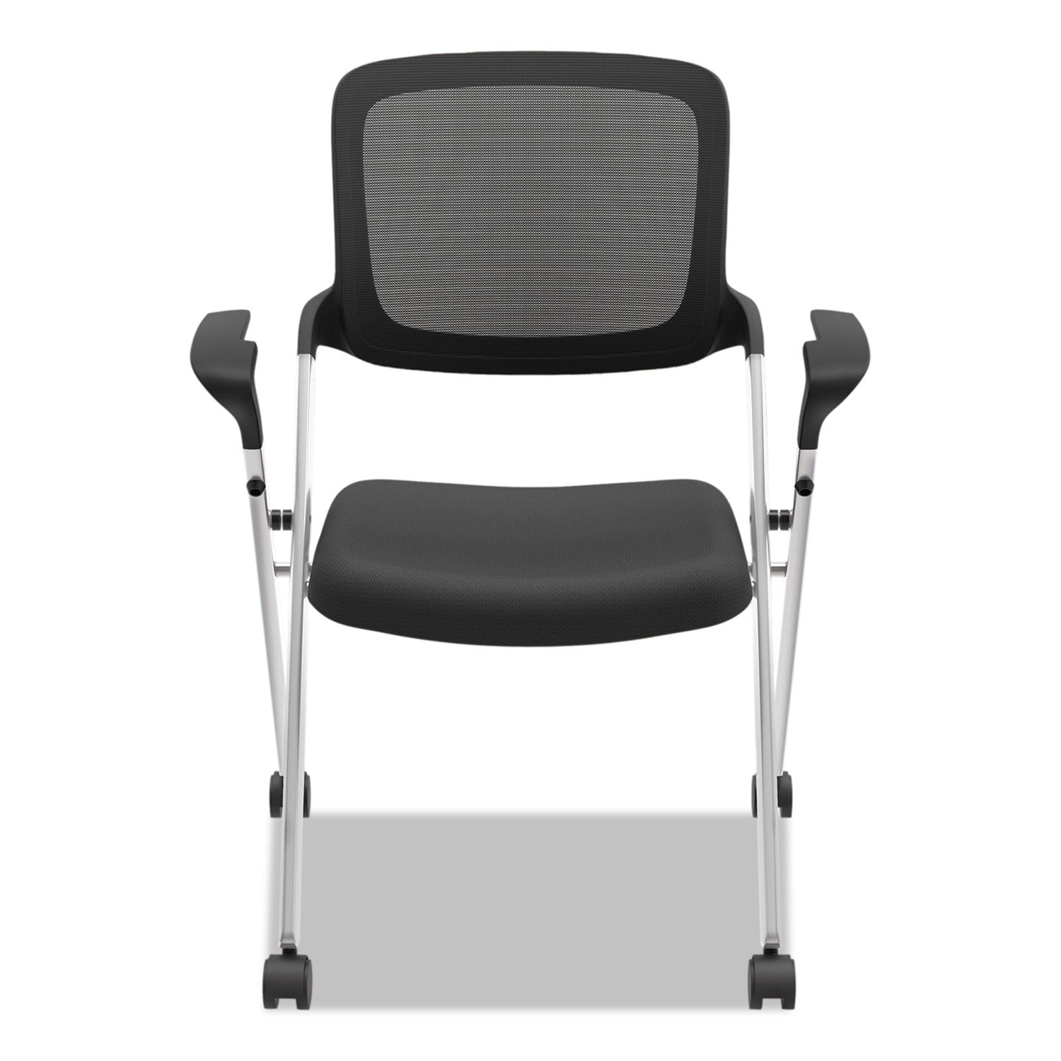 vl314-mesh-back-nesting-chair-supports-up-to-250-lb-19-seat-height-black-seat-black-back-silver-base_bsxvl314slvr - 1