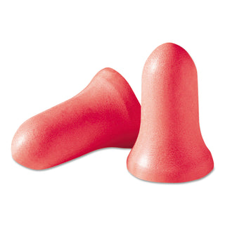 MAXIMUM Single-Use Earplugs, Cordless, 33NRR, Coral, 200 Pairs - 