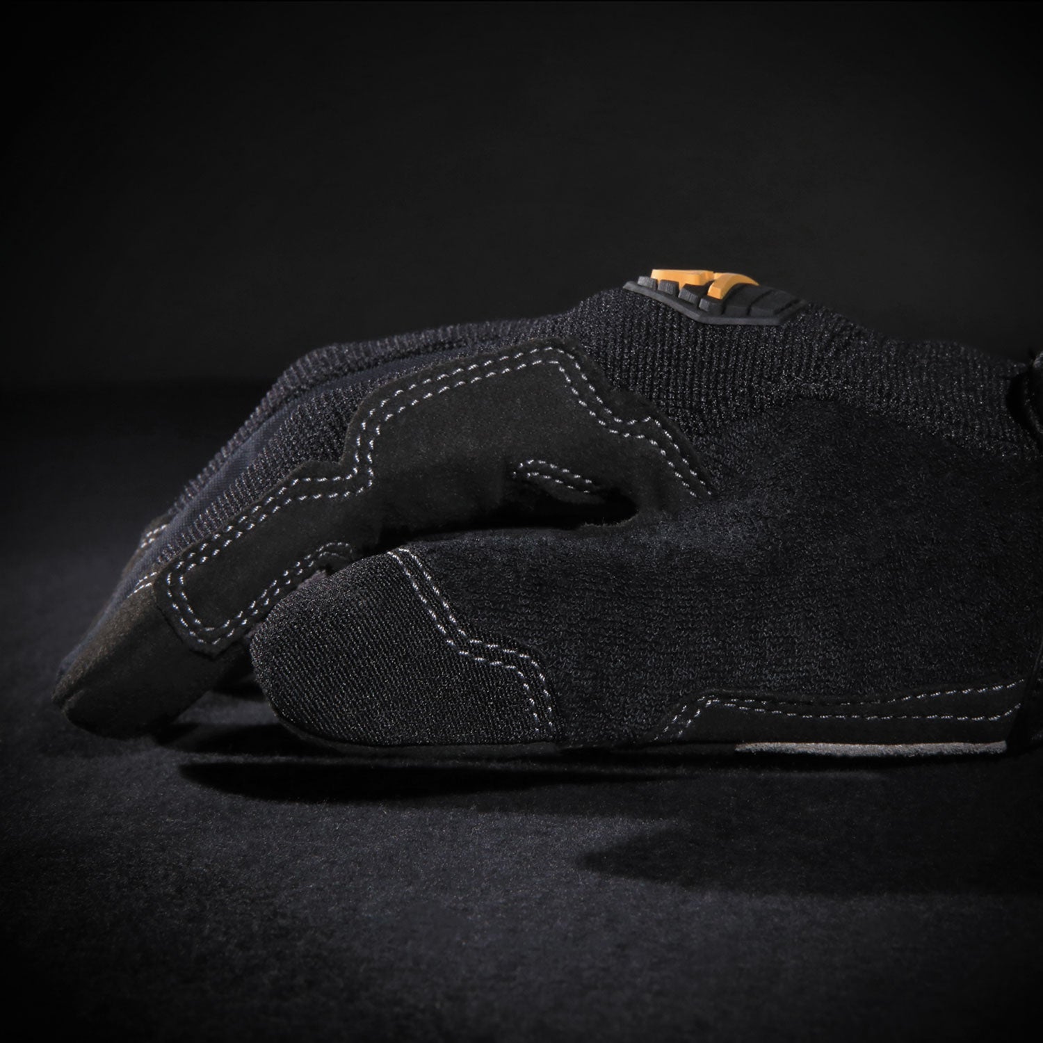 General Utility Spandex Gloves, Black, Medium, Pair - 