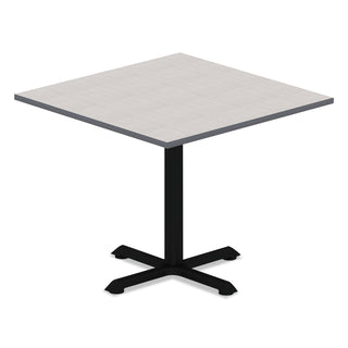Reversible Laminate Table Top, Square, 35.38w x 35.38d, White/Gray