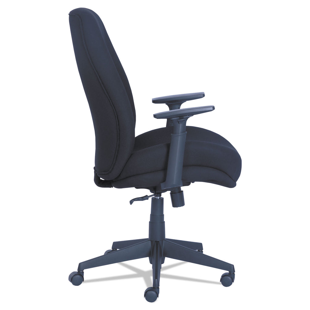Baldwyn Series Mid Back Task Chair, Supports Up to 275 lb, 19" to 22" Seat Height, Black