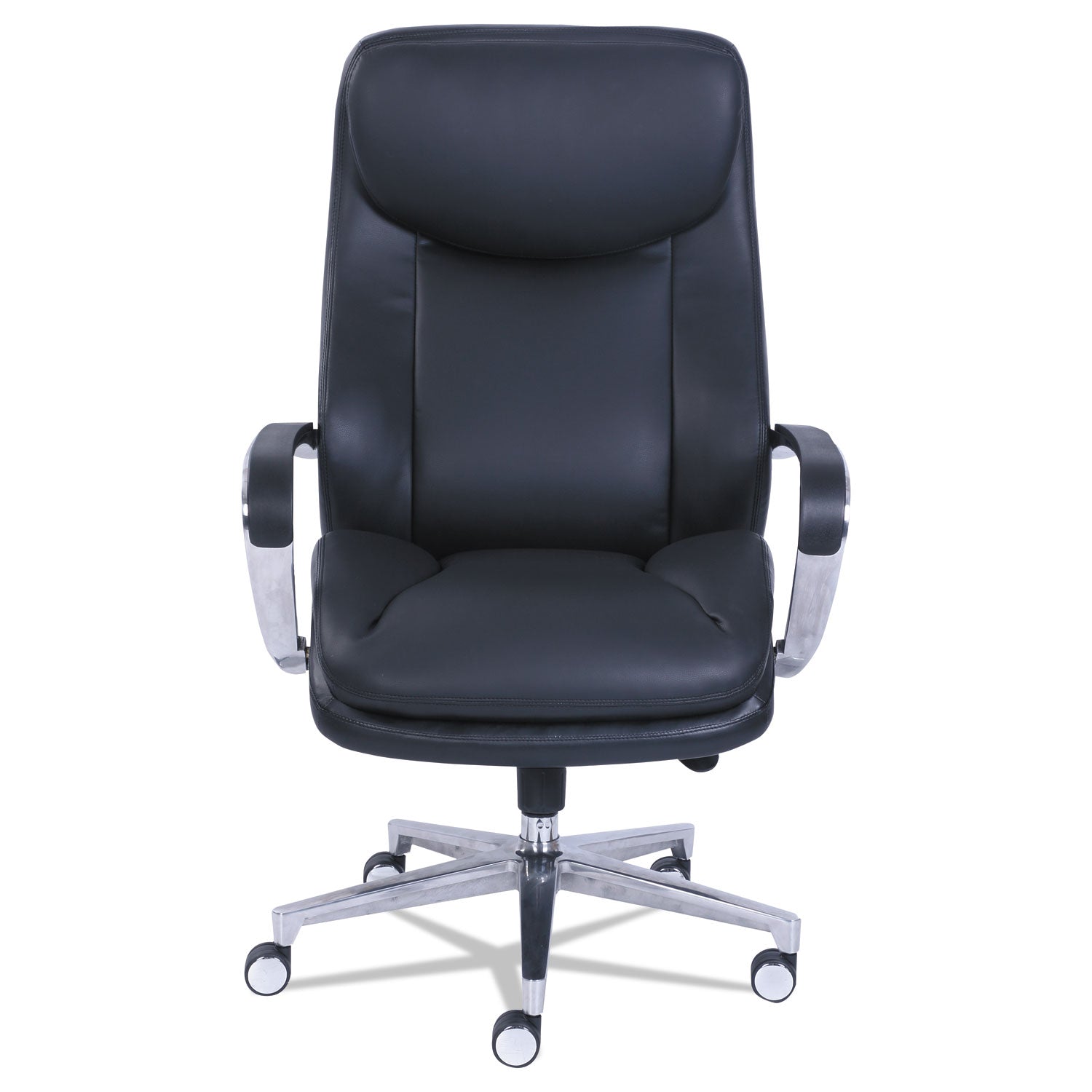 commercial-2000-big-tall-executive-chair-supports-up-to-400-lb-205-to-235-seat-height-black-seat-back-silver-base_lzb48968 - 2