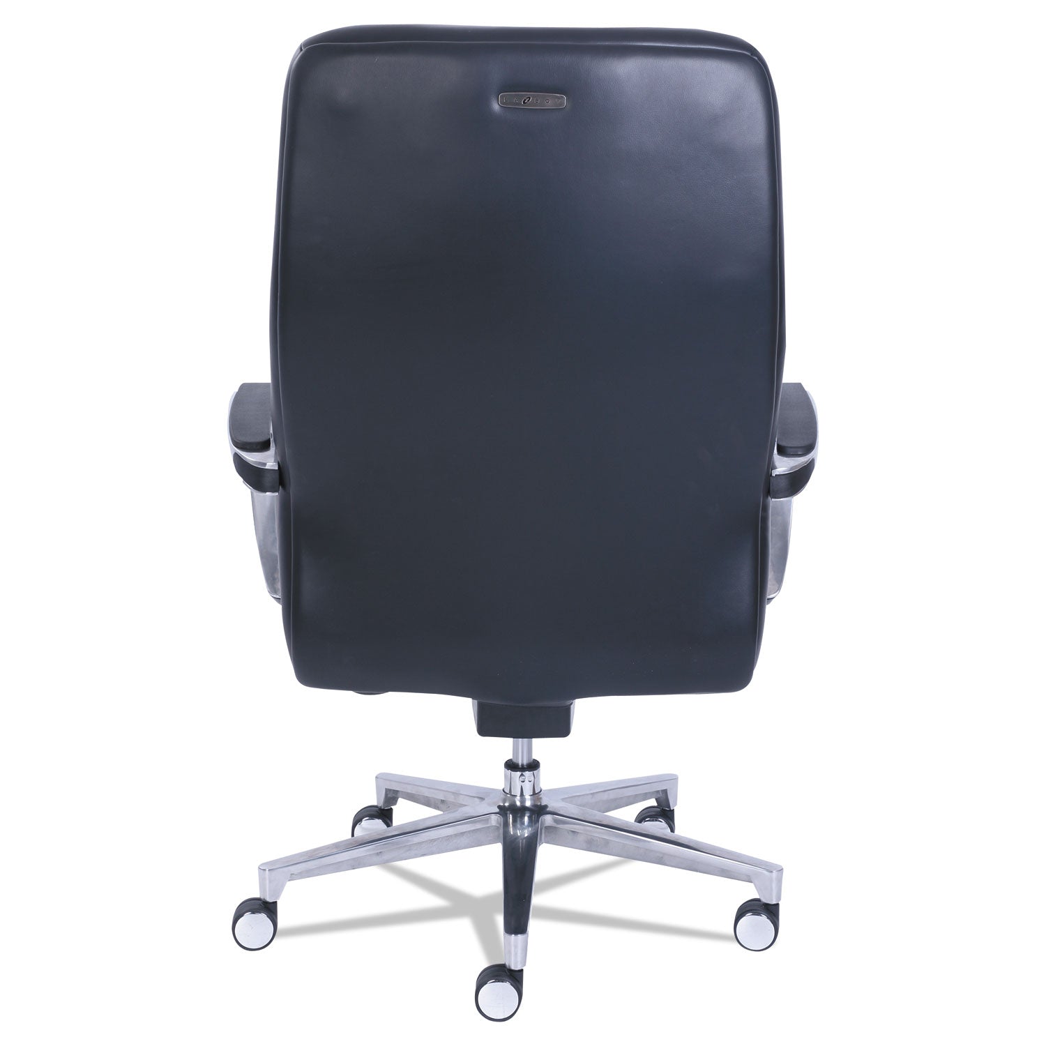 Commercial 2000 Big/Tall Executive Chair, Supports Up to 400 lb, 20.5" to 23.5" Seat Height, Black Seat/Back, Silver Base