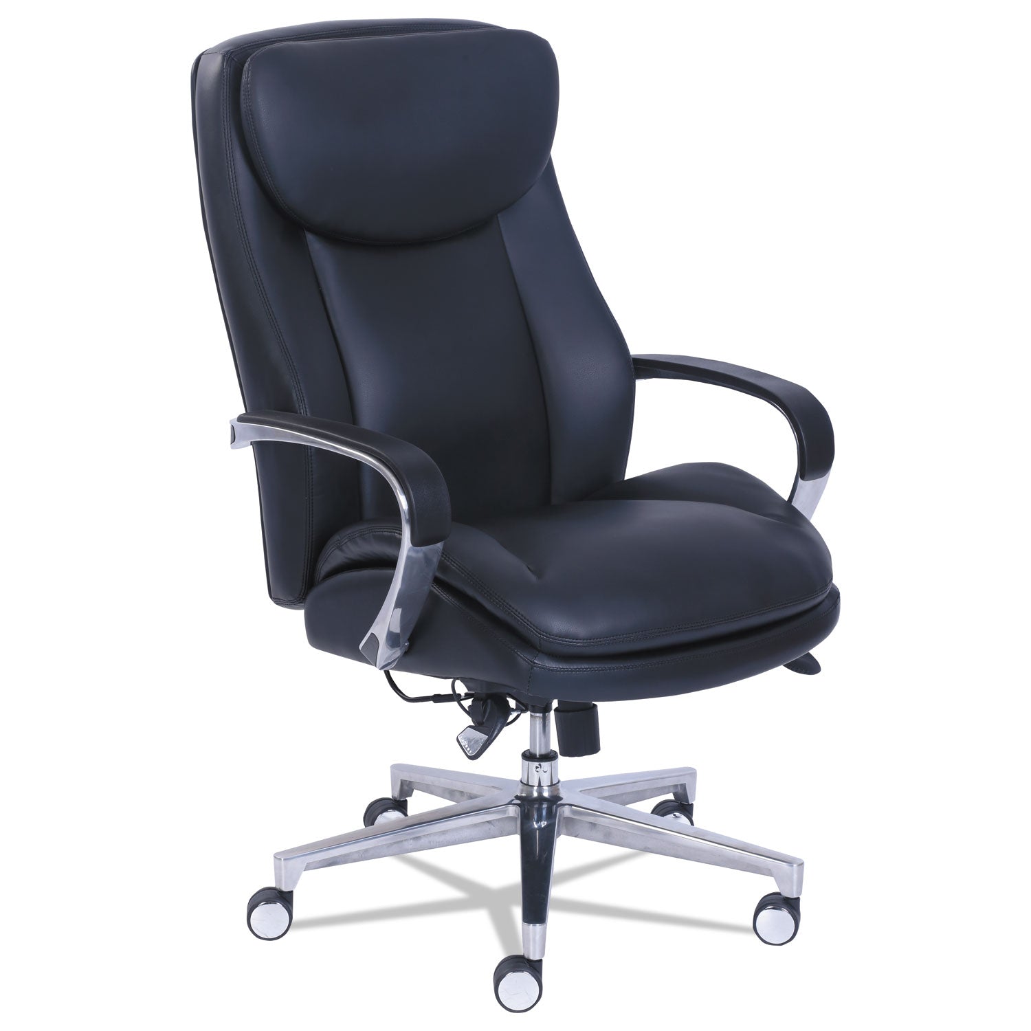 commercial-2000-high-back-executive-chair-dynamic-lumbar-support-supports-300lb-20-to-23-seat-height-black-silver-base_lzb48957 - 1