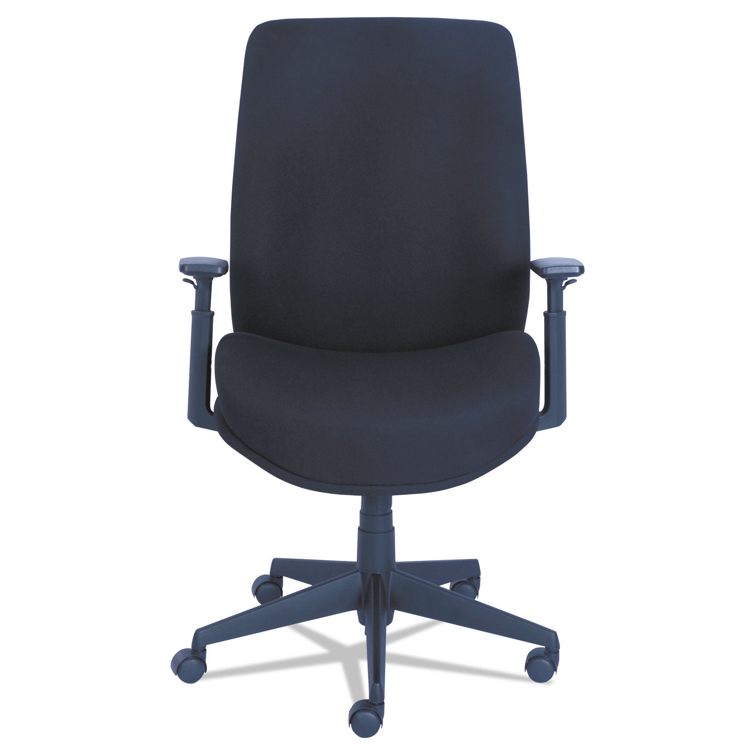 Baldwyn Series Mid Back Task Chair, Supports Up to 275 lb, 19" to 22" Seat Height, Black