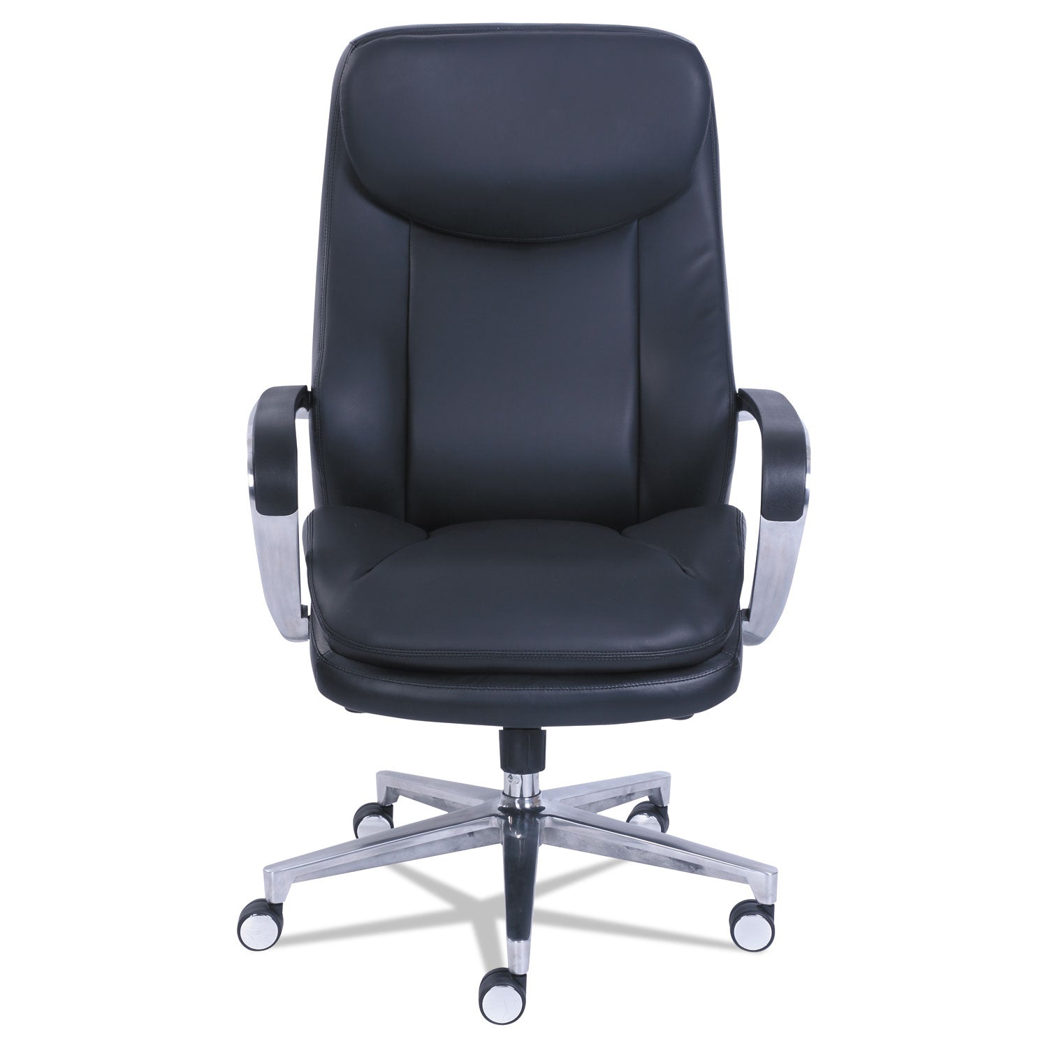 commercial-2000-high-back-executive-chair-supports-up-to-300-lb-2025-to-2325-seat-height-black-seat-back-silver-base_lzb48958 - 2