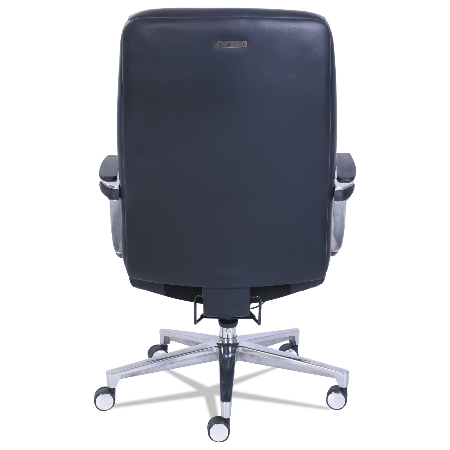 Commercial 2000 High-Back Executive Chair, Dynamic Lumbar Support, Supports 300lb, 20" to 23" Seat Height, Black, Silver Base