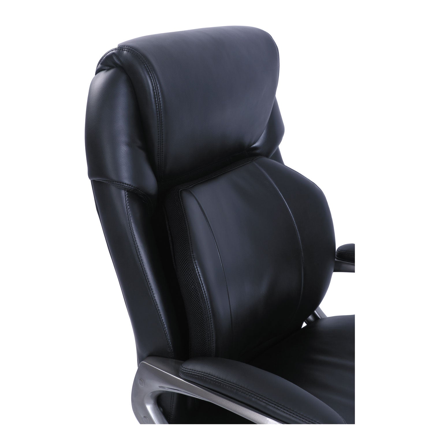 cosset-big-and-tall-executive-chair-supports-up-to-400-lb-19-to-22-seat-height-black-seat-back-slate-base_srj48964 - 3